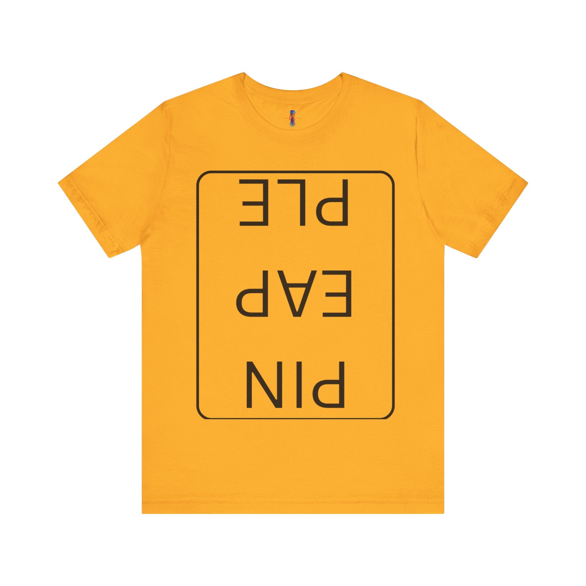 Funny Unisex Jersey Short Sleeve Tee - 'PIN EAP PLE' Design