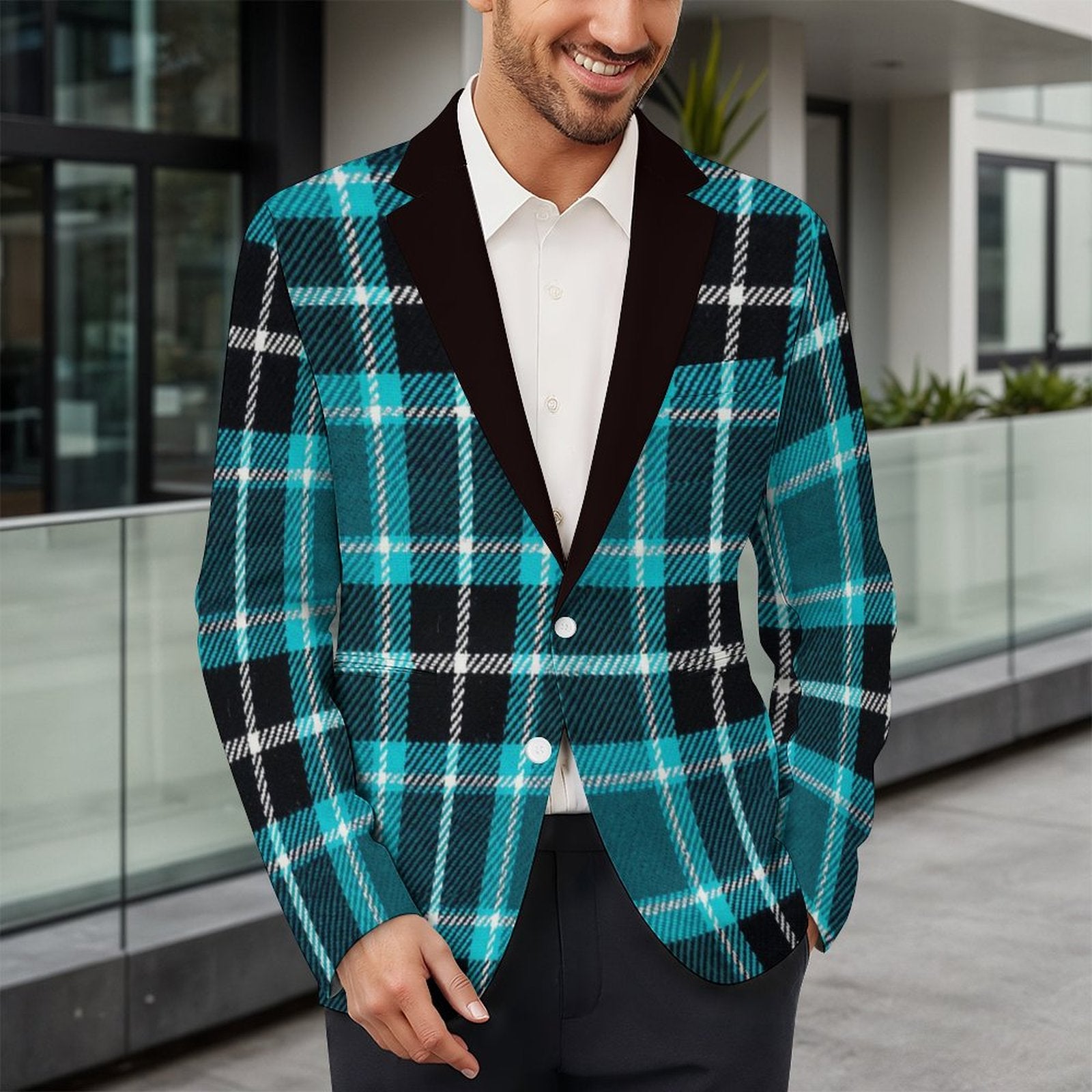 170gsm Men's Casual Blazer(All-Over Printing)