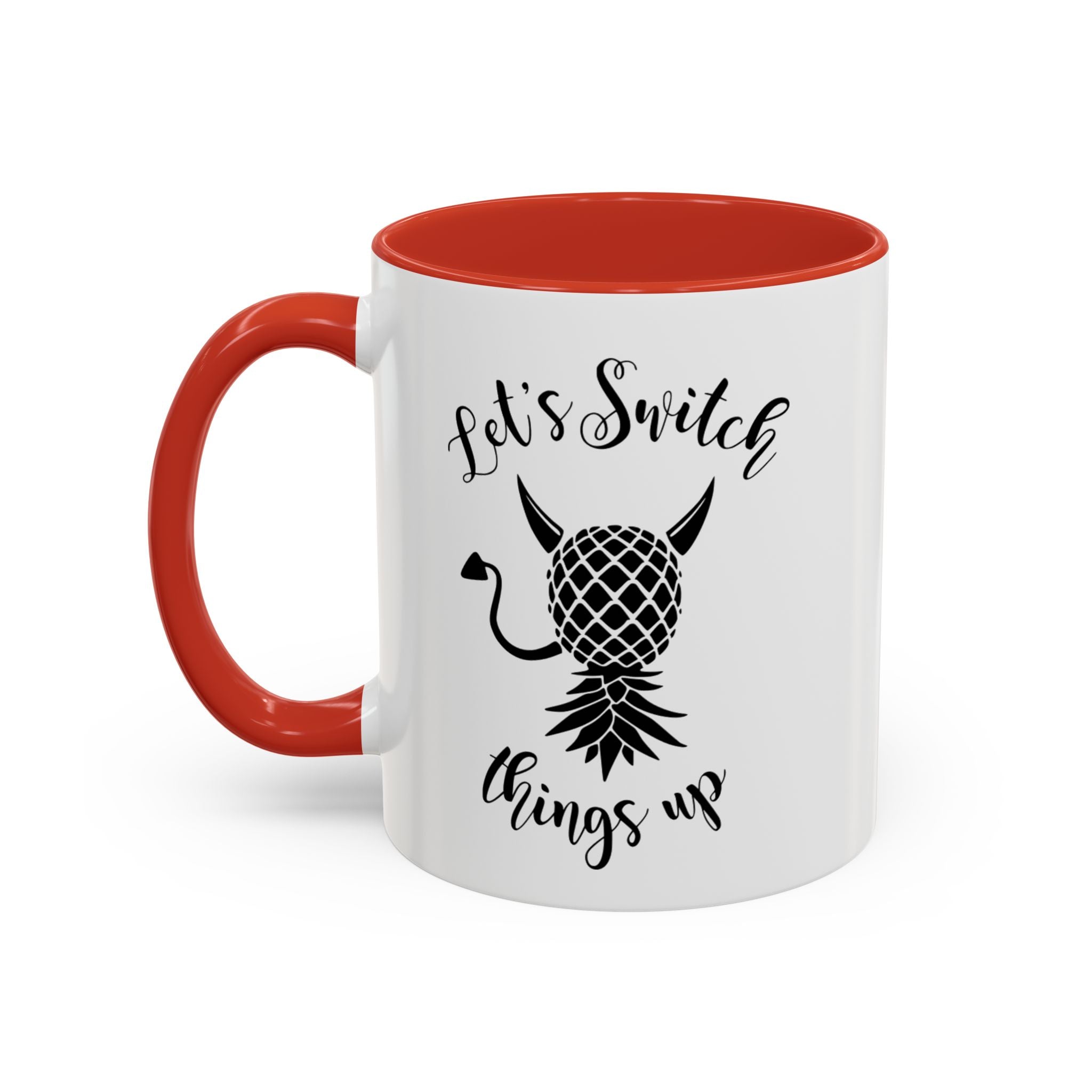 Playful Accent Coffee Mug - "Let's Switch Things Up" - Perfect for Morning Motivation