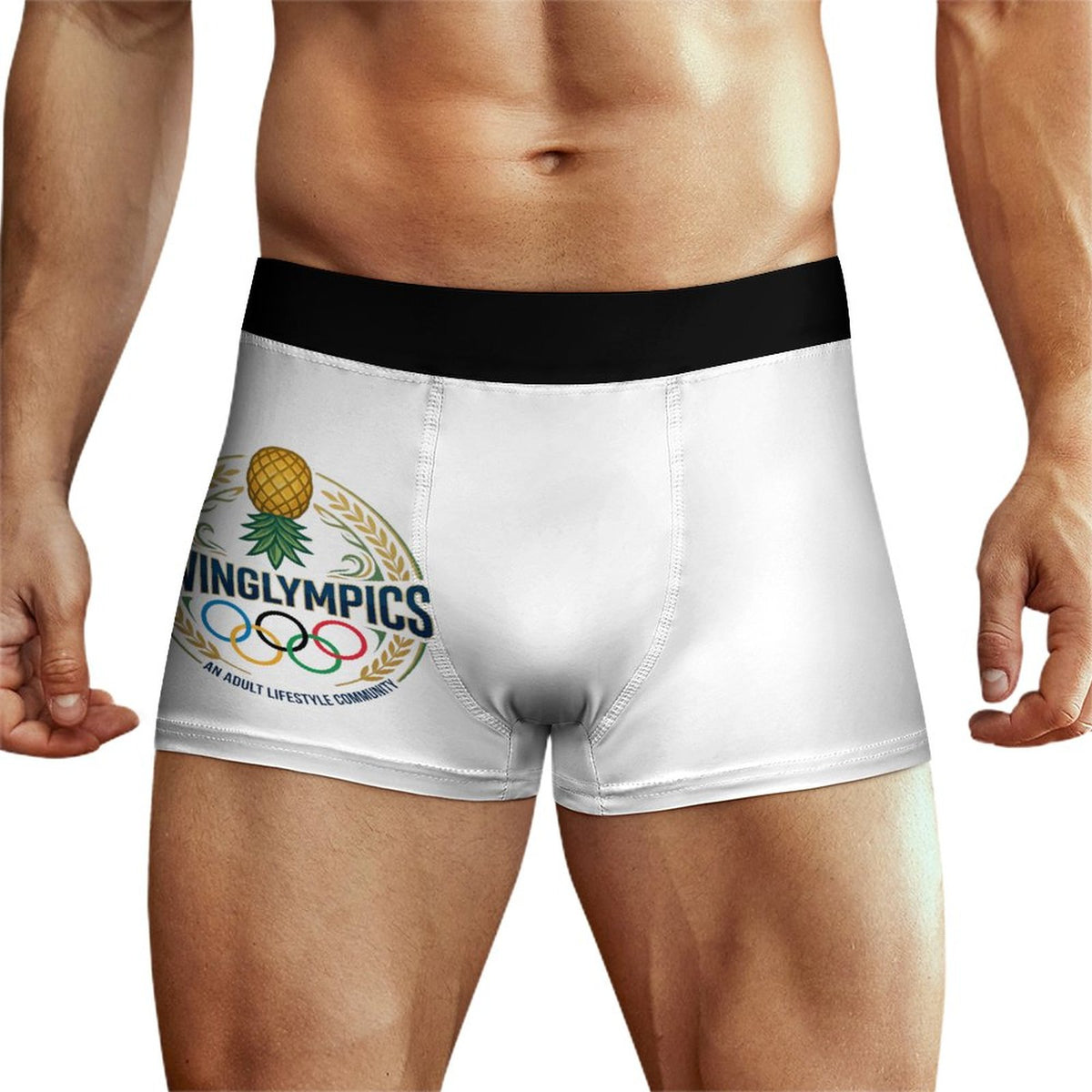 Swinglympics Ice Silk Men Cooling Boxer Shorts