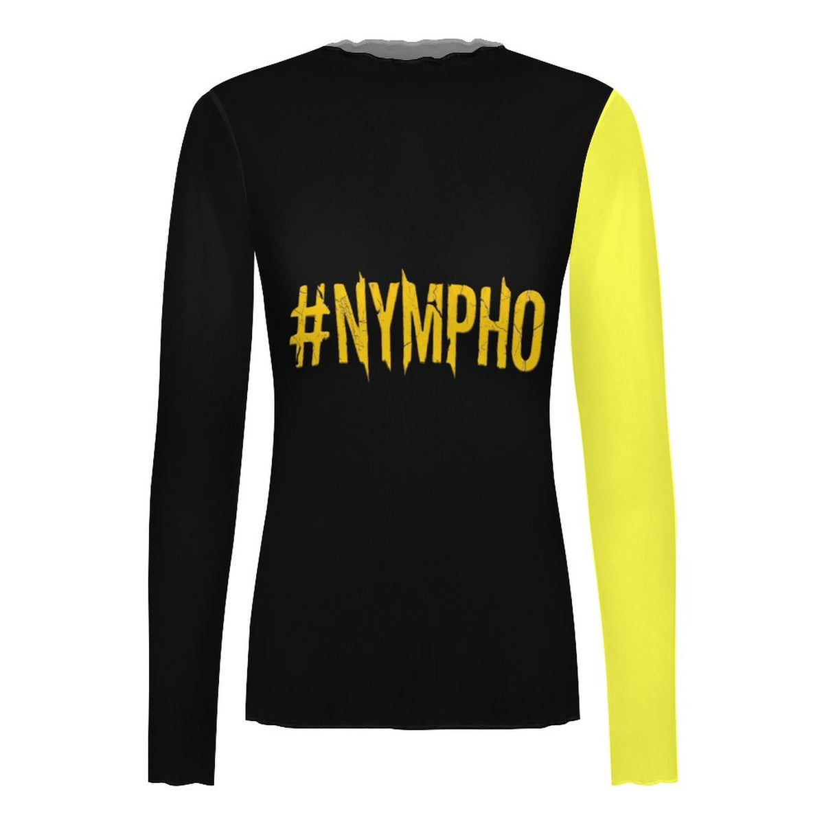 #NYMPHO High Neck Mesh Top For Women