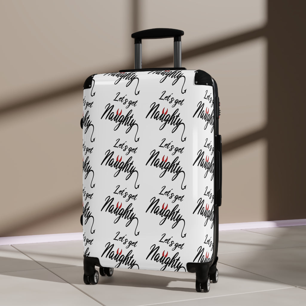 Travel Suitcase - "Let's Get Naughty" Design for True Swingers