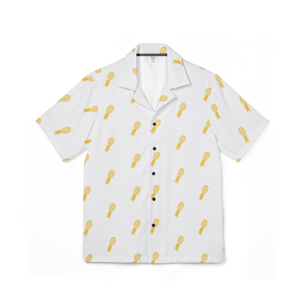 Hawaiian Camp Shirt - Pineapple Design for Men