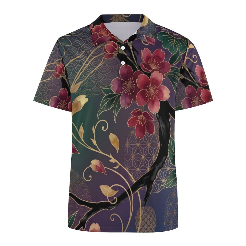 UPF50+ Ice Silk Women's POLO Shirt(All-Over Printing)