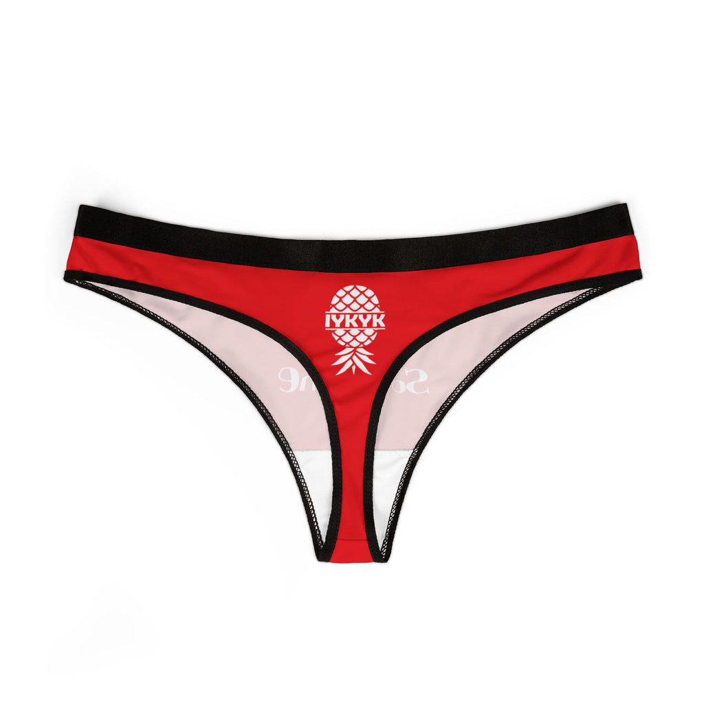 Sassy Women's Thongs (Red) - Fun & Playful Underwear