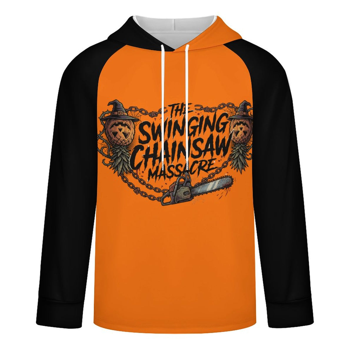 The Swinging Chainsaw Massacre Raglan Sleeve Hoodie