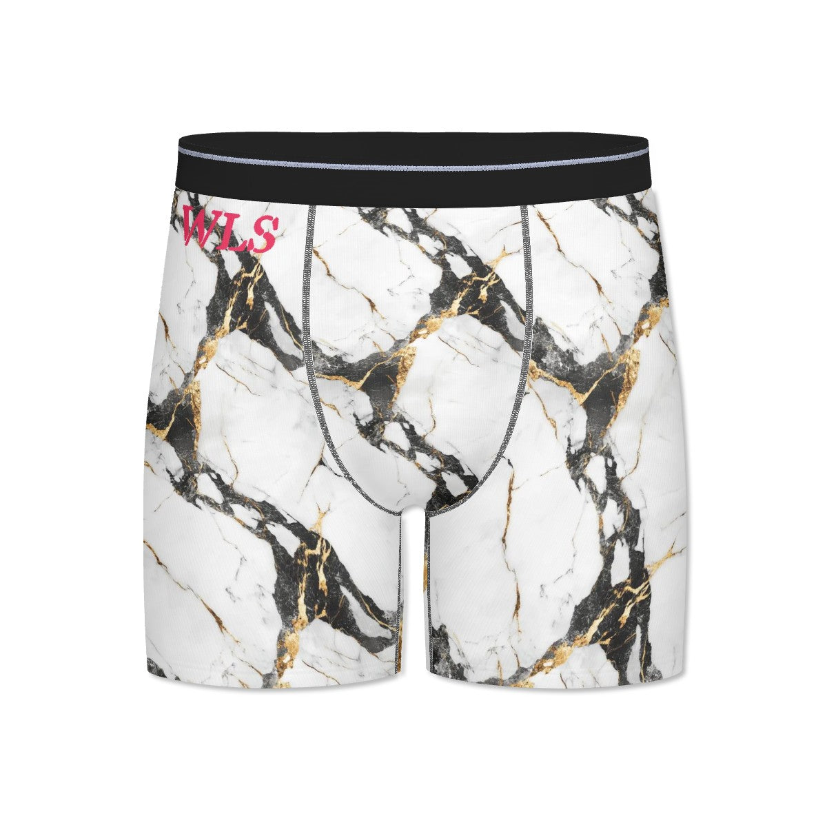 Marble Mischief: Extended Men's Boxer Briefs