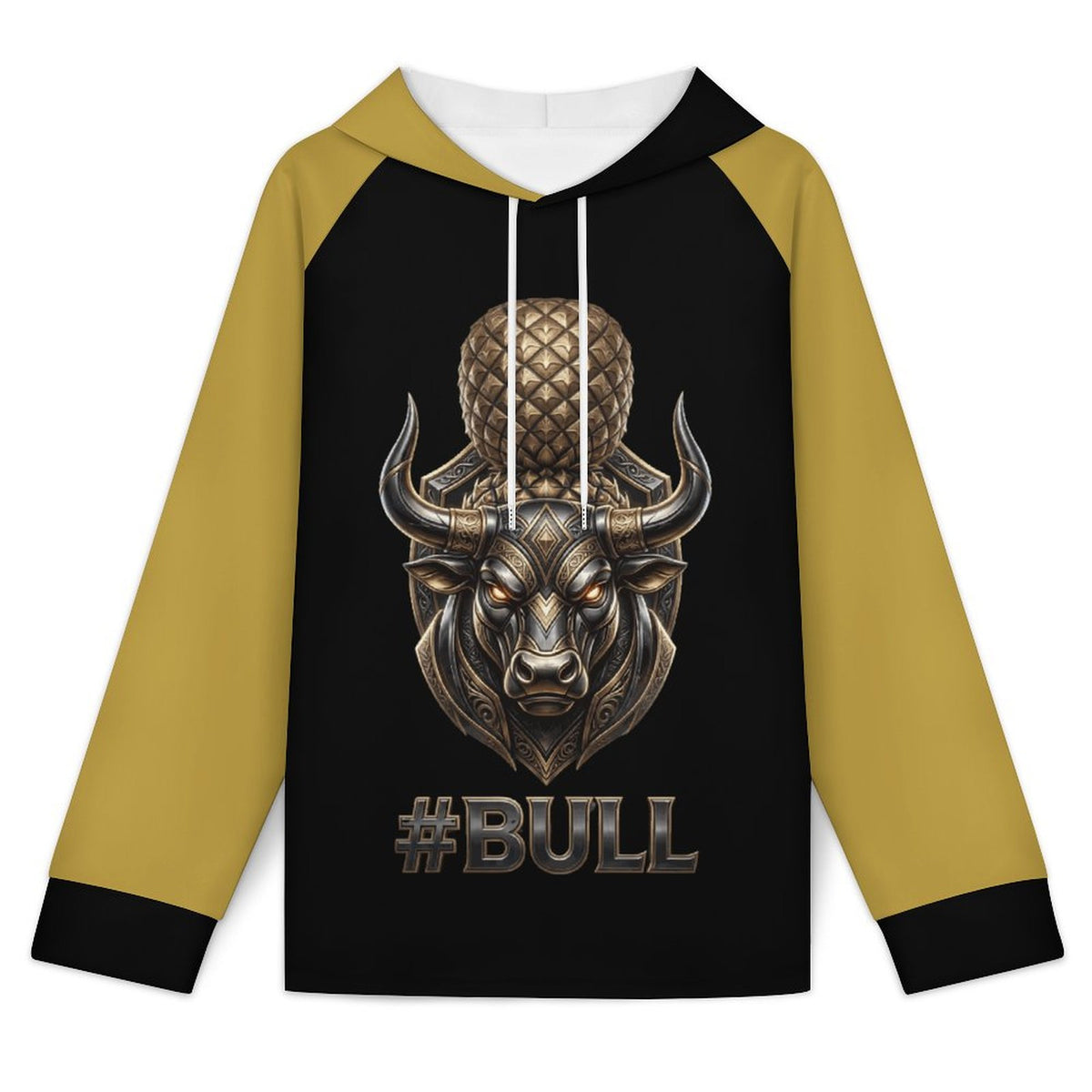 #BULL Raglan Sleeve Hoodie