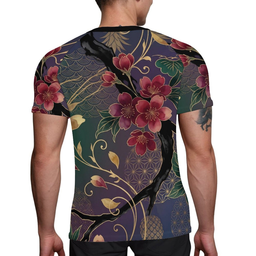 180gsm Men's Ice Silk Quick Dry Top(All-Over Printing)