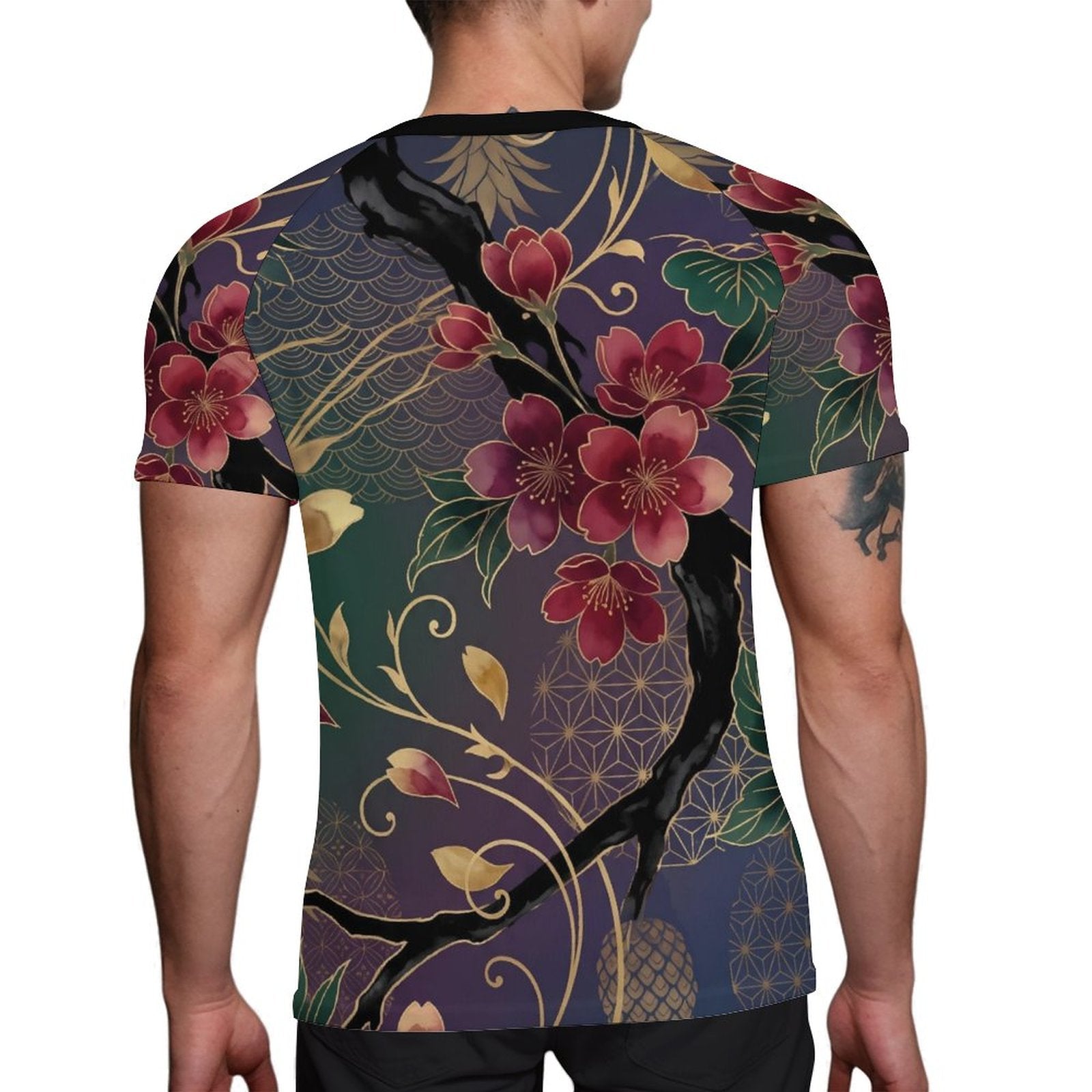 180gsm Men's Ice Silk Quick Dry Top(All-Over Printing)