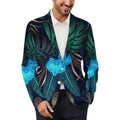 Electric Blue Men’s Casual Blazer | Tailored Sublimated Jacket