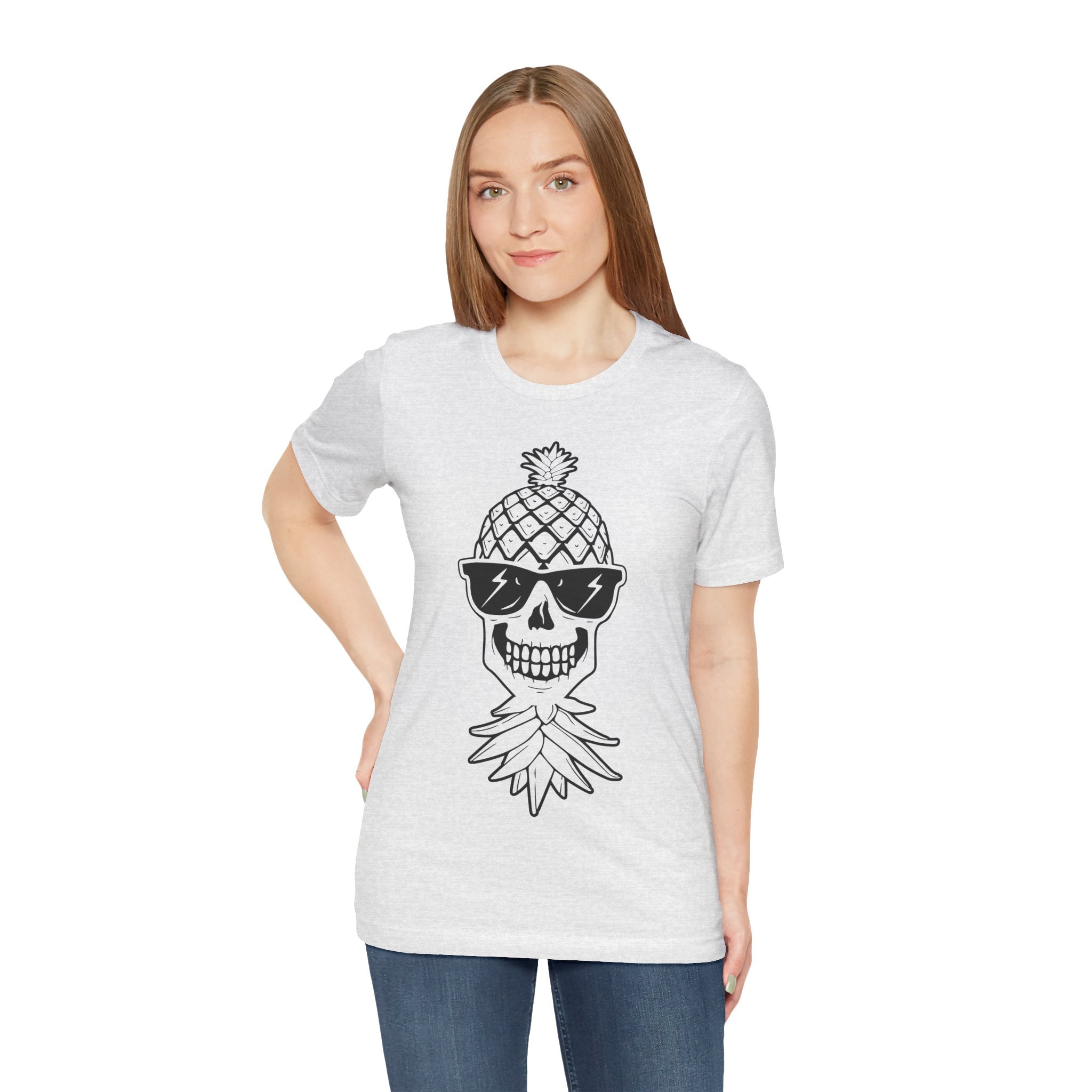 Pineapple Skull Graphic Tee