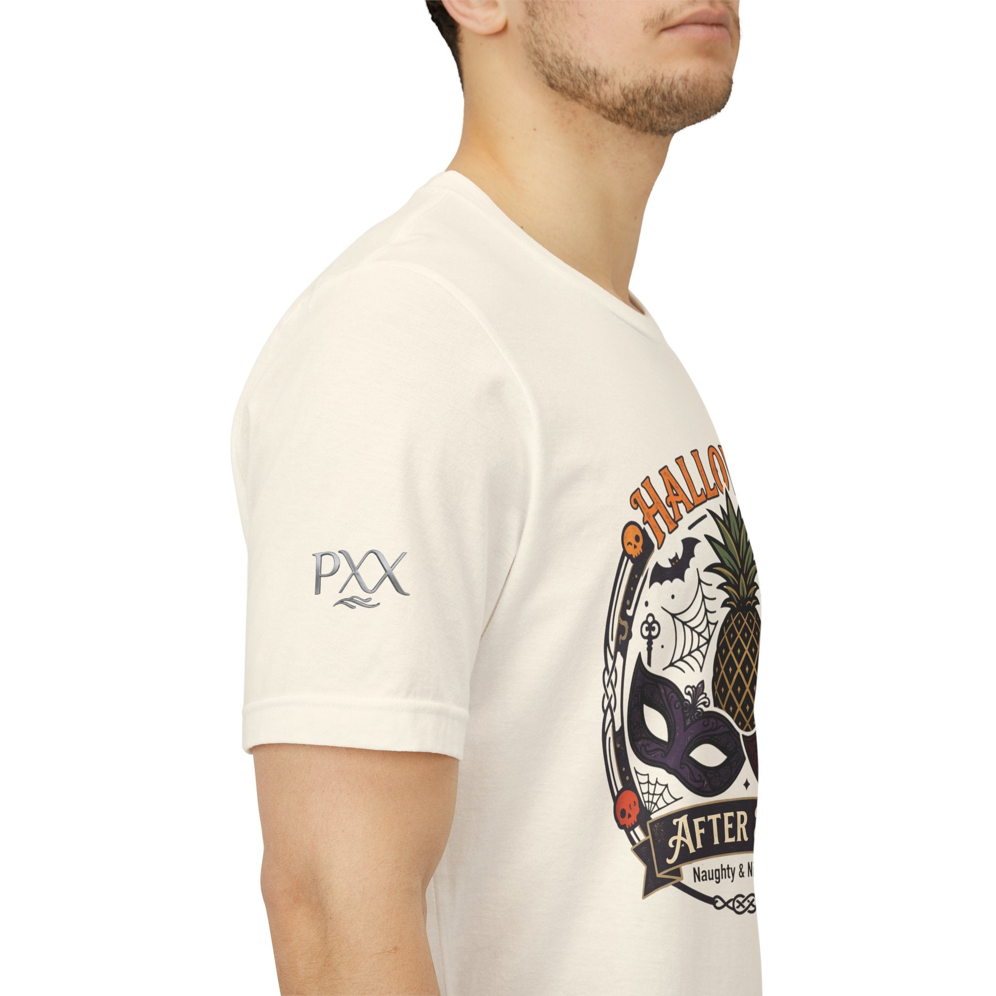 Halloween After Dark Tee — Pineapple Mask Masquerade T‑Shirt