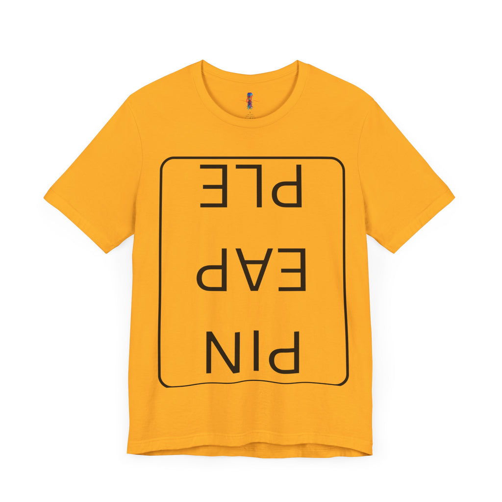 Funny Unisex Jersey Short Sleeve Tee - 'PIN EAP PLE' Design