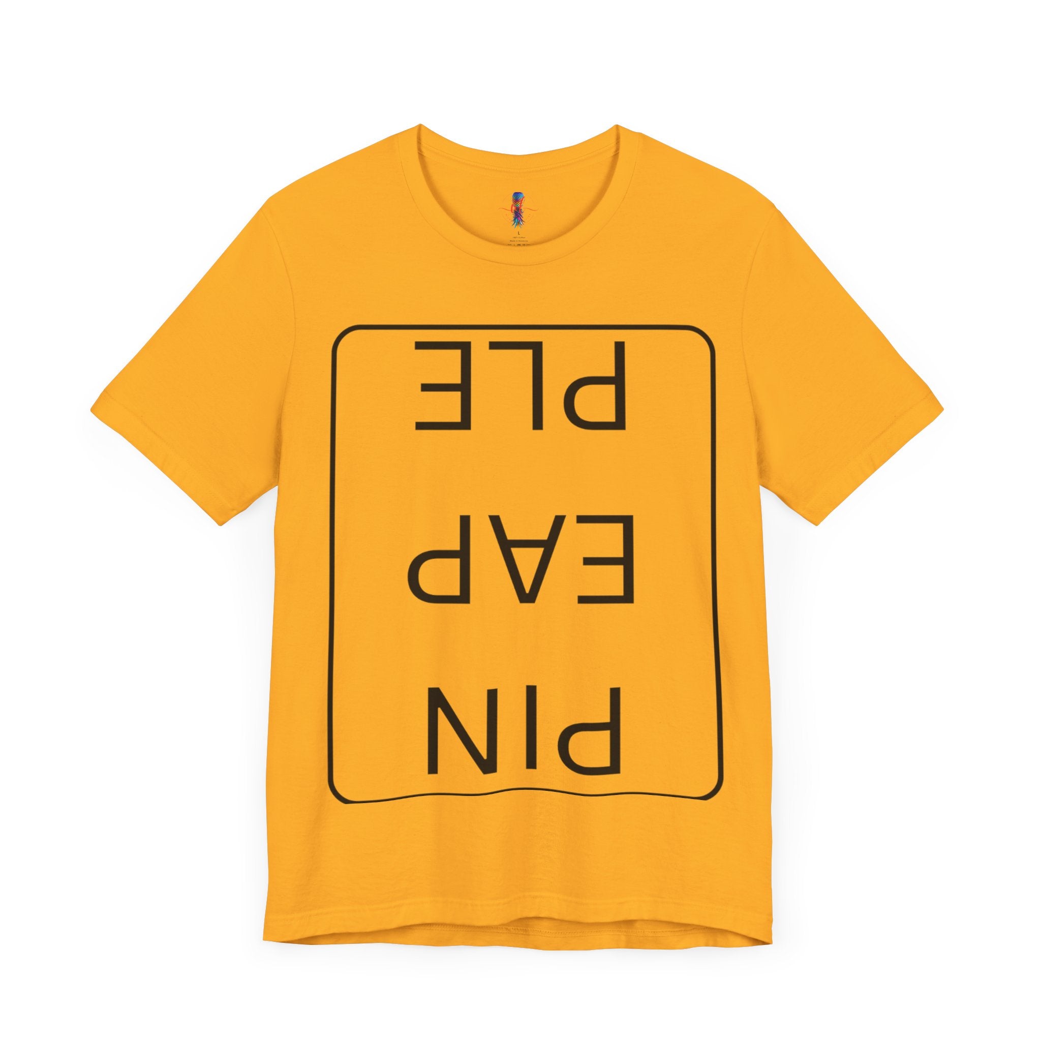 Funny Unisex Jersey Short Sleeve Tee - 'PIN EAP PLE' Design