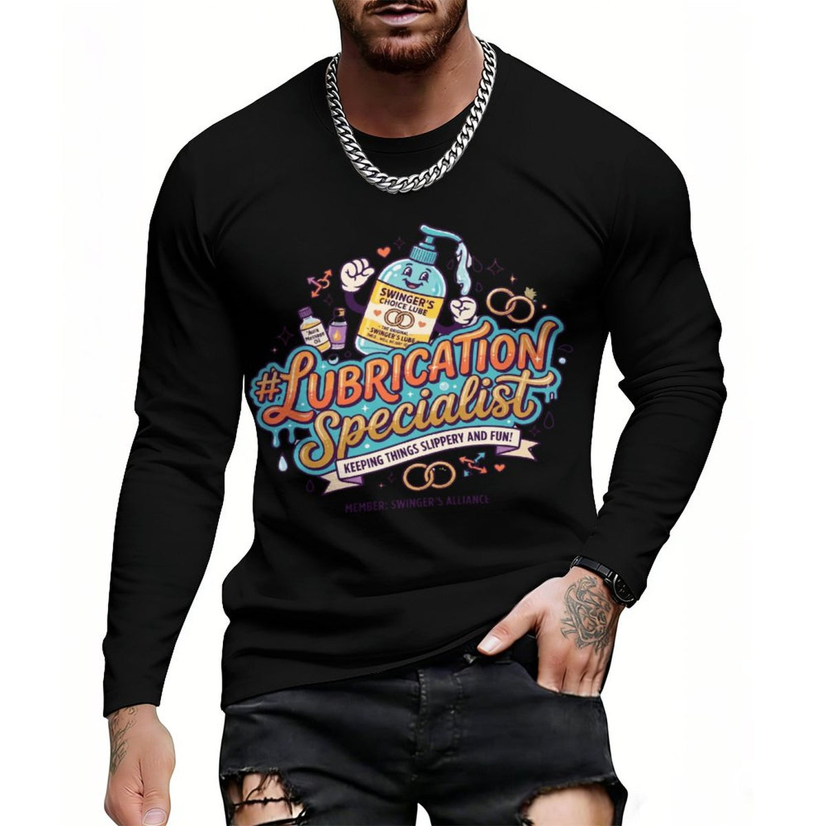 #LUBRICATIONSPECIALIST Lightweight Long Sleeve Shirt