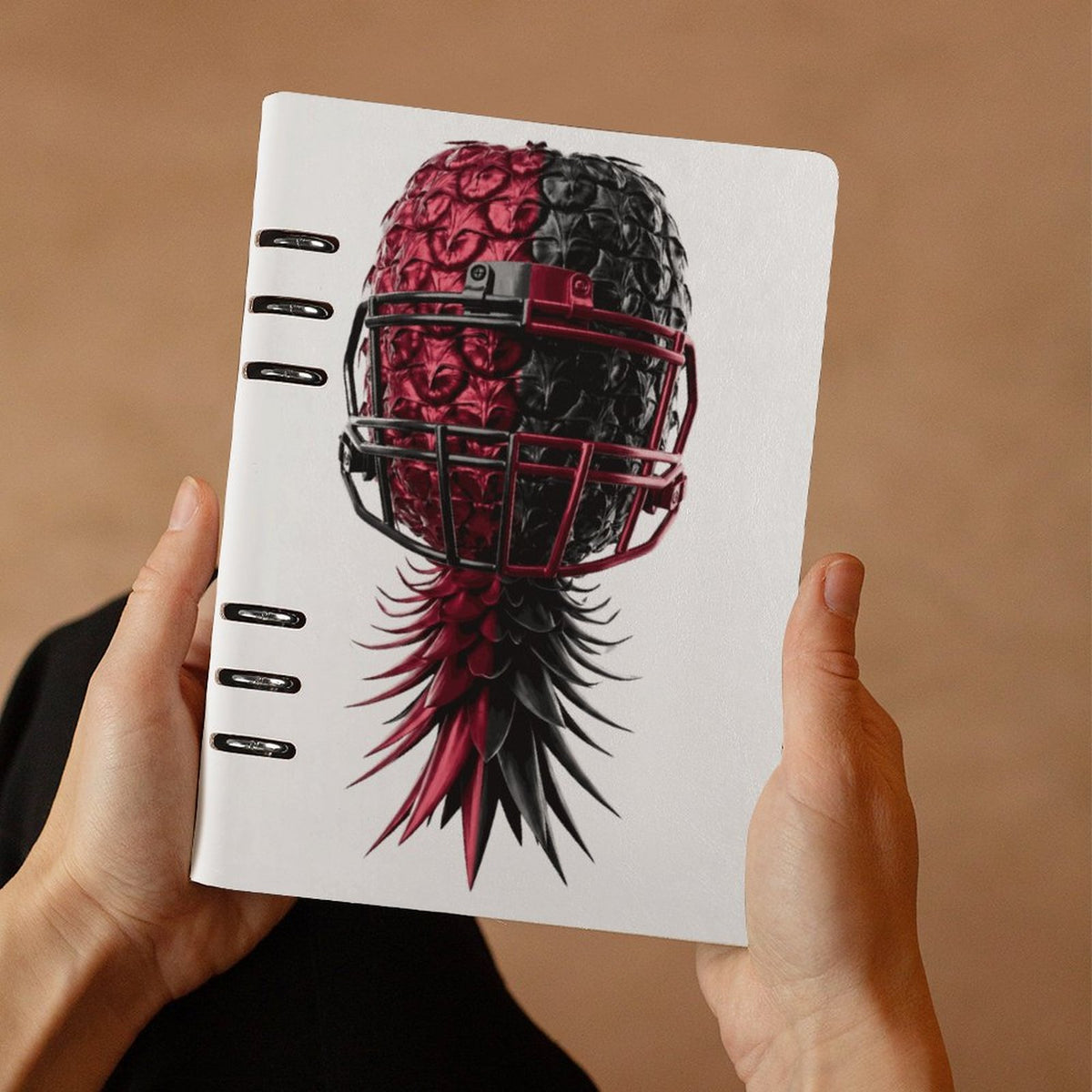 Football Inspired Loose Leaf Notebook