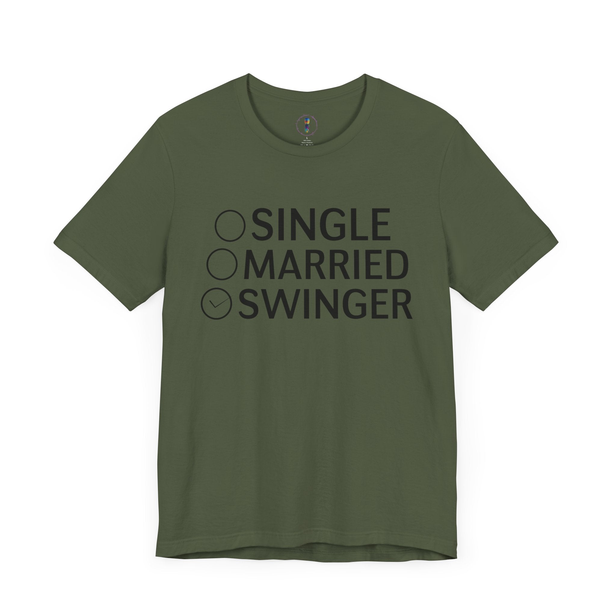 Swinger Humor Unisex Tee - Funny Relationship Status Shirt