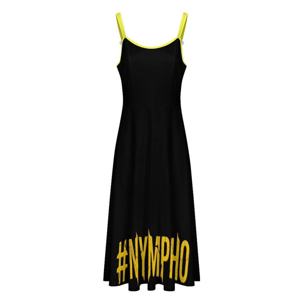 #NYMPHO Midi Spaghetti Strap Dress
