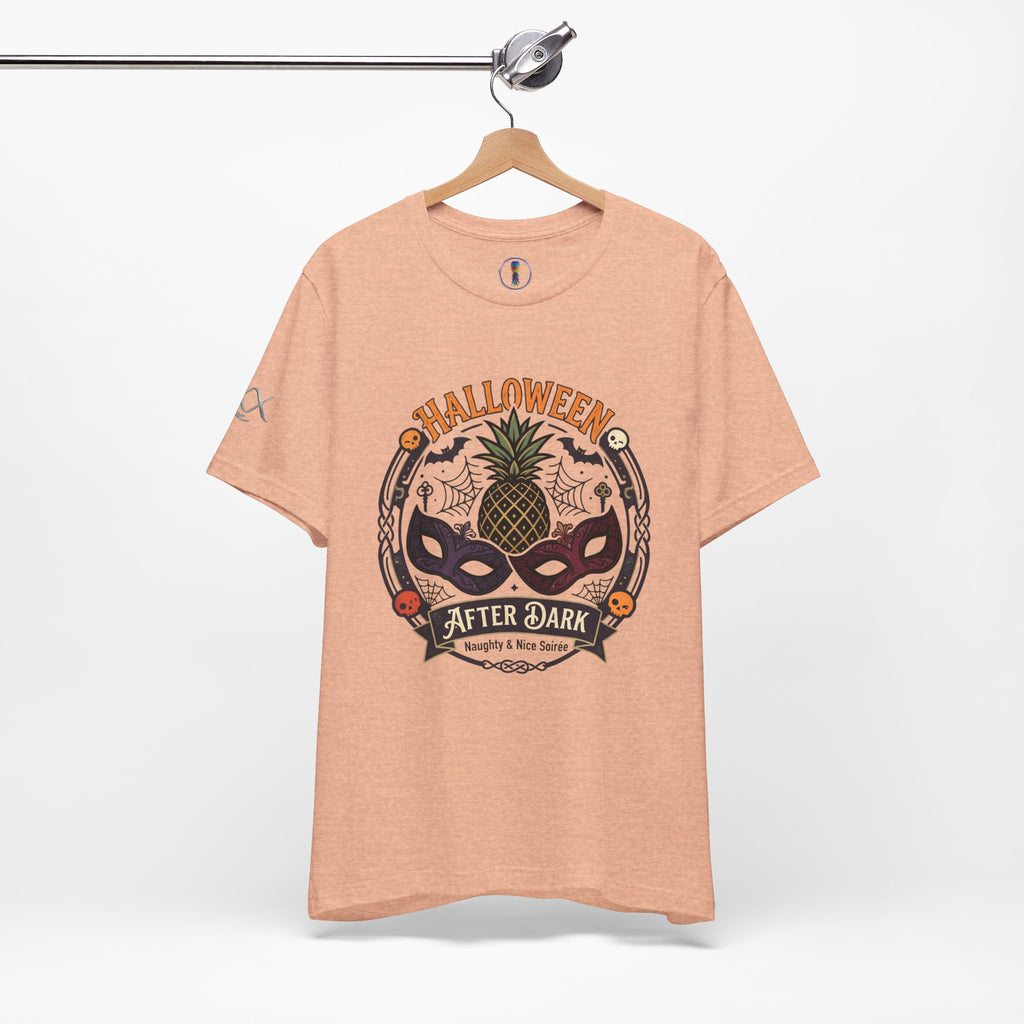 Halloween After Dark Tee — Pineapple Mask Masquerade T‑Shirt