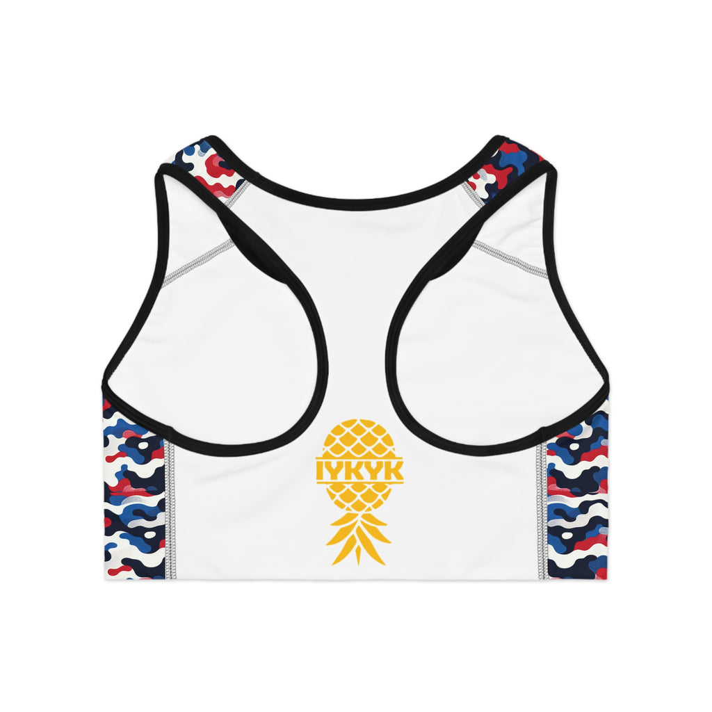 Vibrant Camo Sports Bra for Active Lifestyles