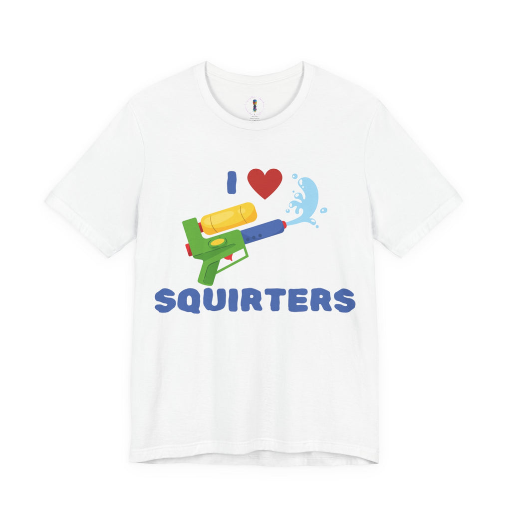 I Love Squirt Guns Unisex Jersey Tee - Fun Summer Shirt for Water Play Lovers