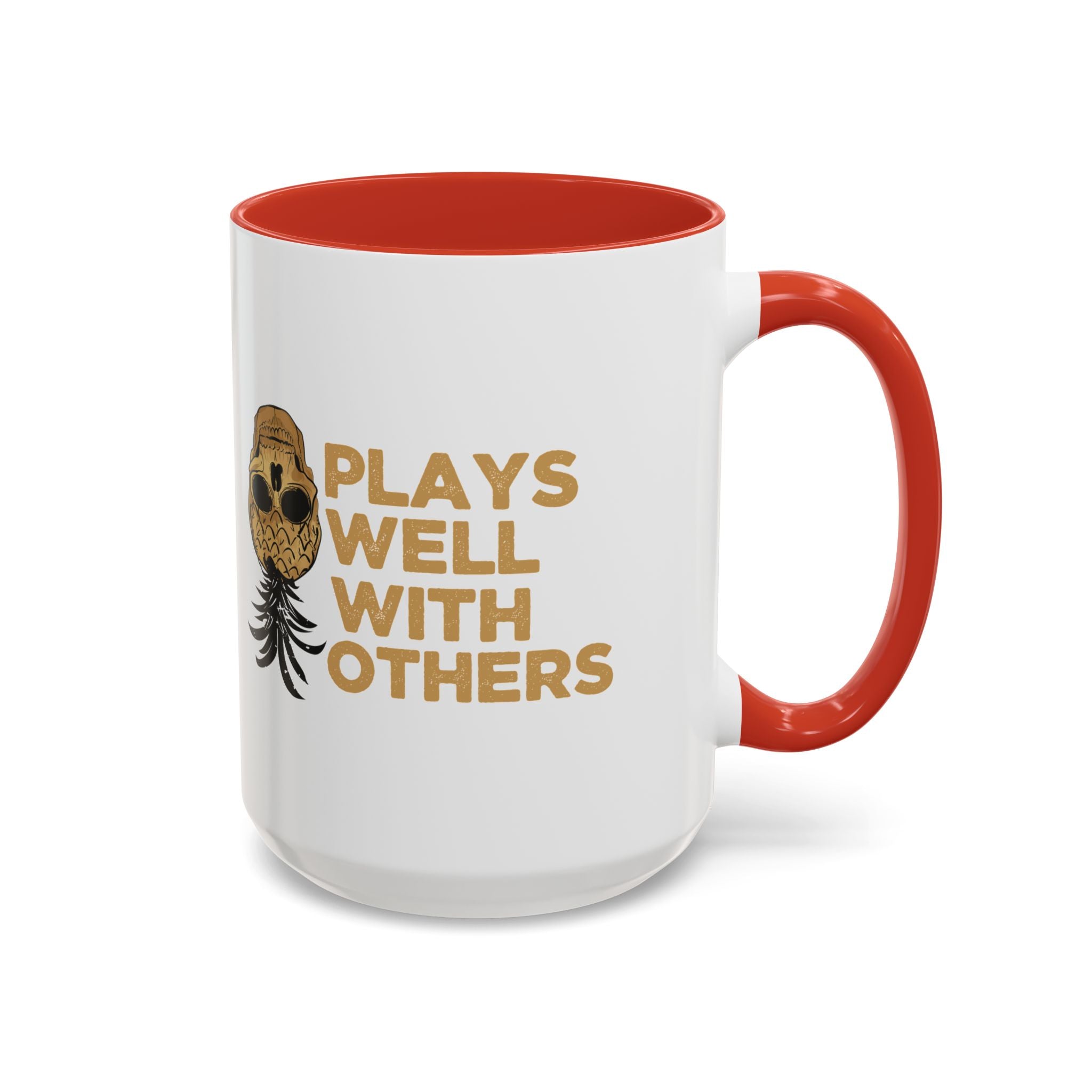Playful Owl Accent Coffee Mug - 11 & 15oz - Perfect Gift for Nature Lovers