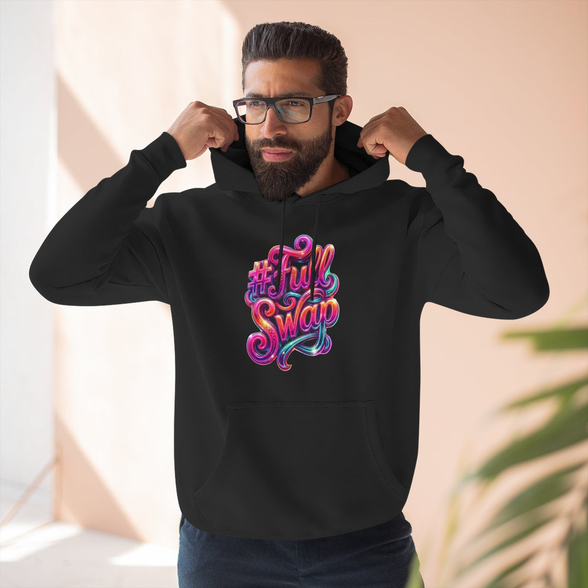Stay Swag Graphic Fleece Hoodie | Colorful Hoodie| PineappleXXclusive
