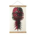Football Inspired Framed Flax Painting Wall Decor