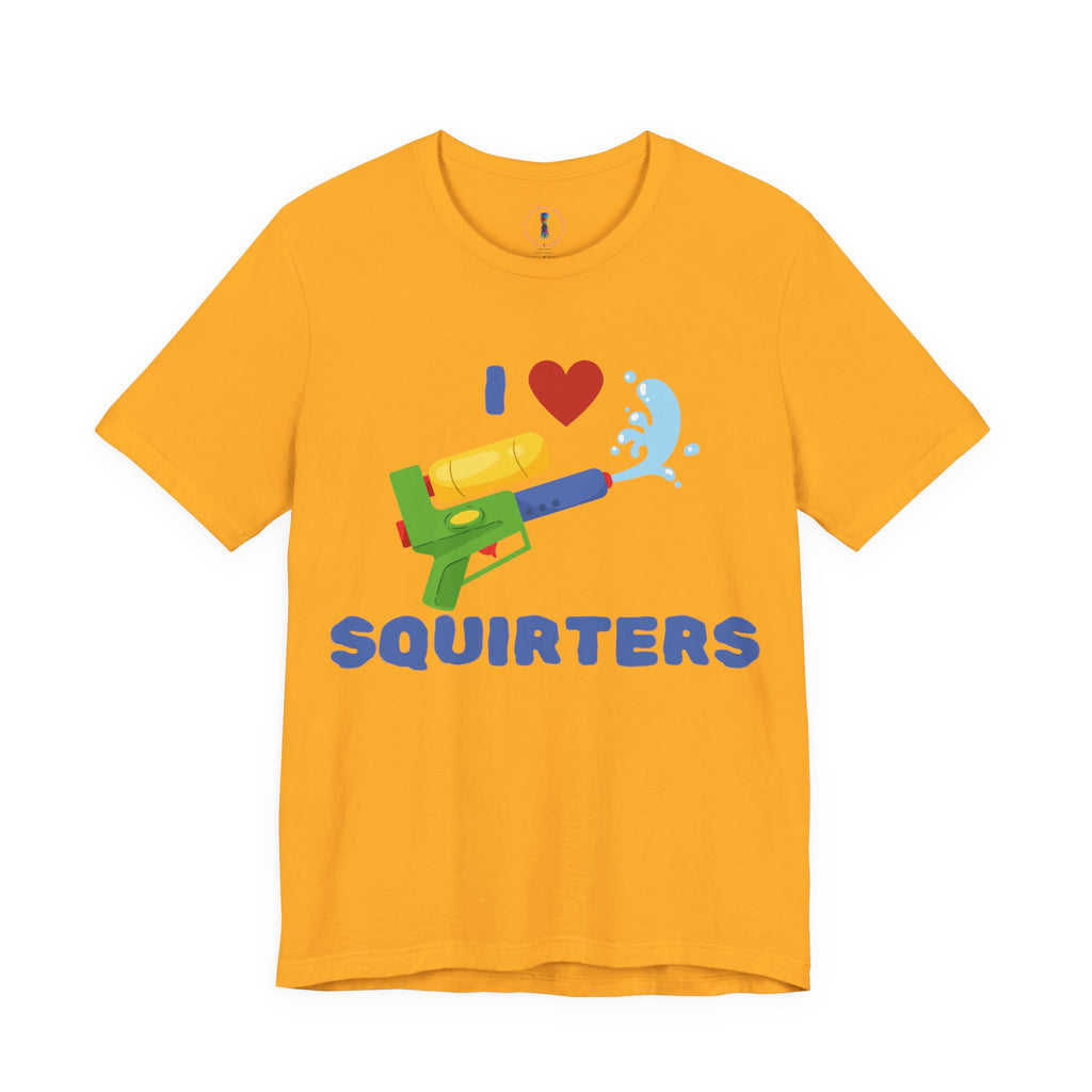 I Love Squirt Guns Unisex Jersey Tee - Fun Summer Shirt for Water Play Lovers