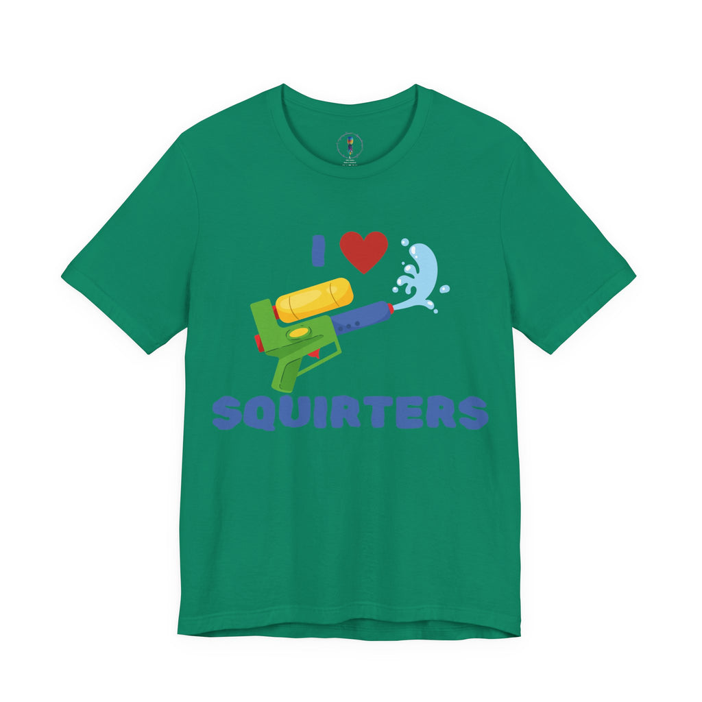 I Love Squirt Guns Unisex Jersey Tee - Fun Summer Shirt for Water Play Lovers
