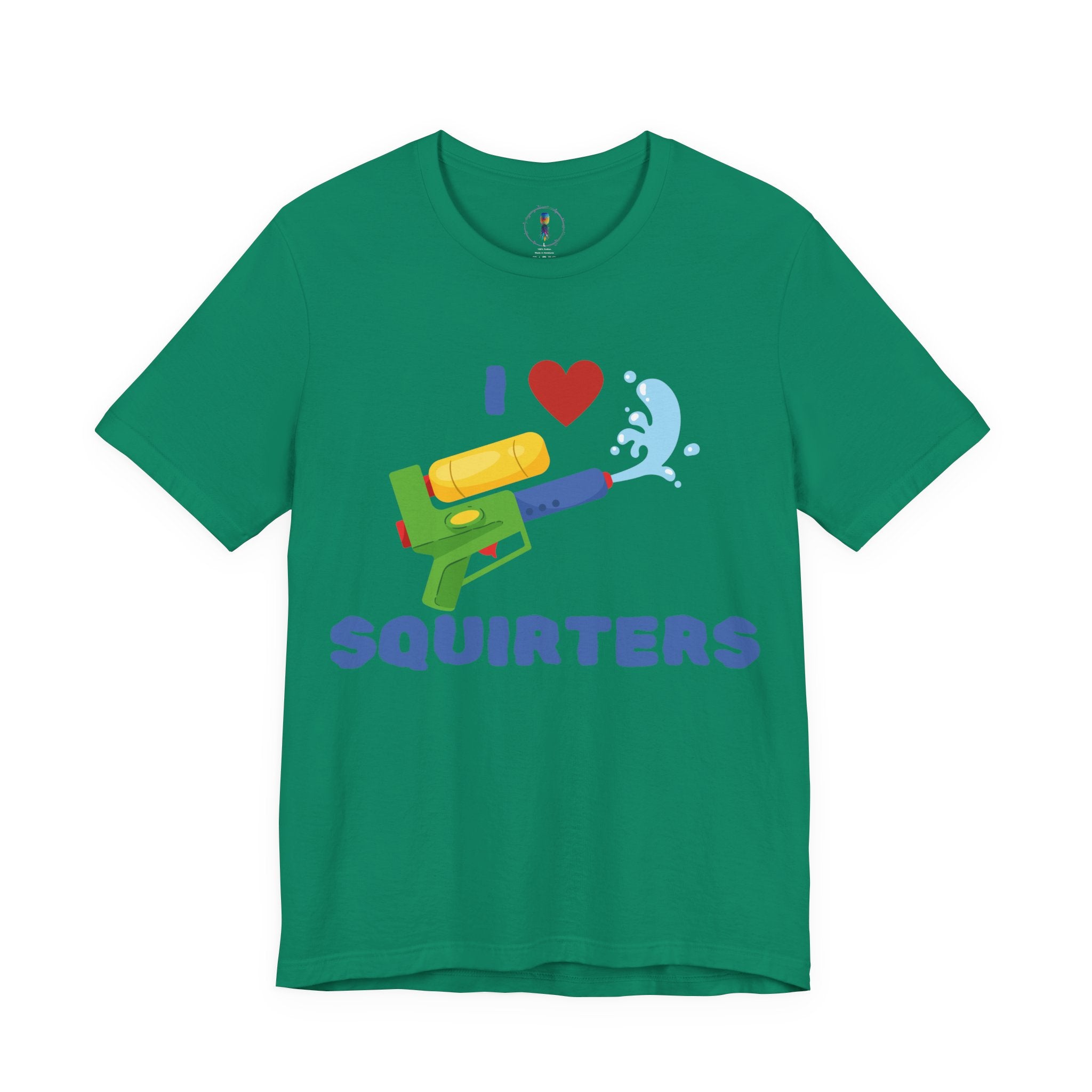 I Love Squirt Guns Unisex Jersey Tee - Fun Summer Shirt for Water Play Lovers