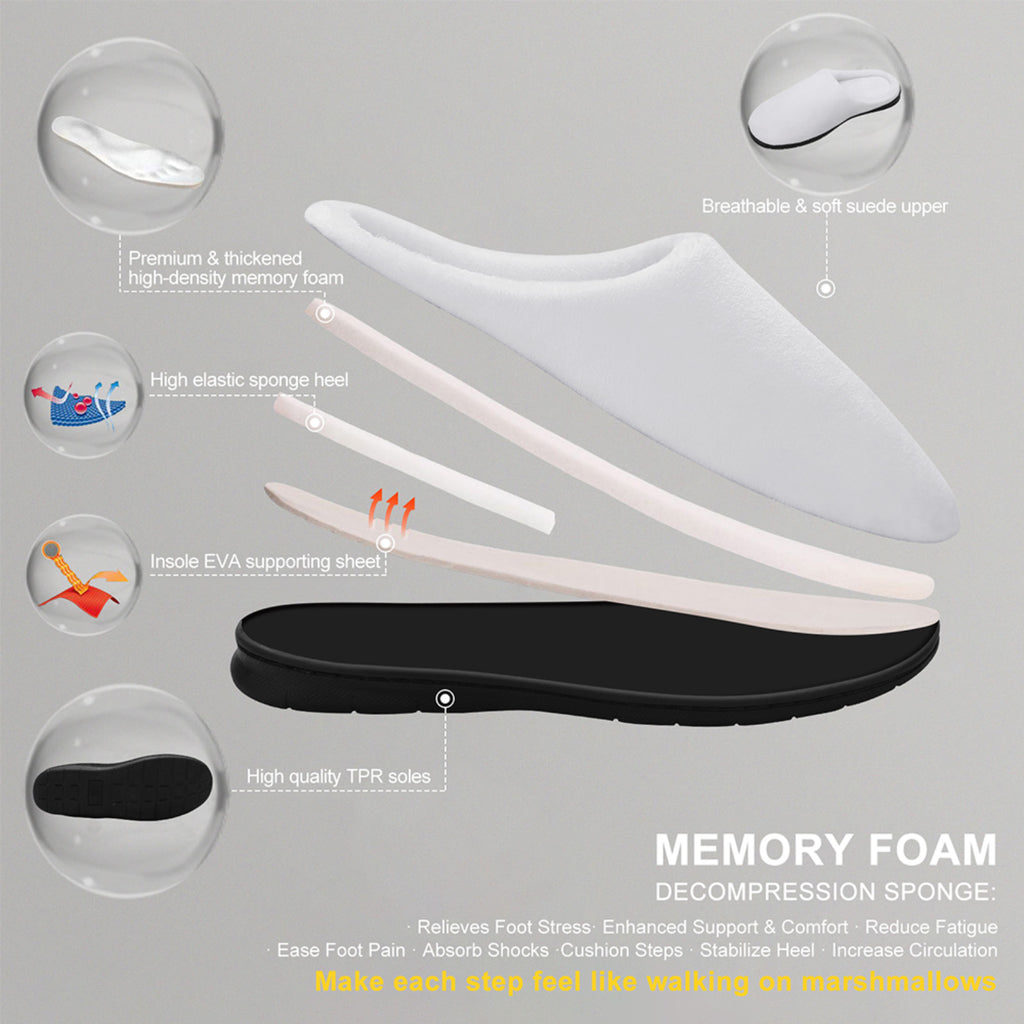 Personalized Men's Cotton Slippers (All-Over Printing)
