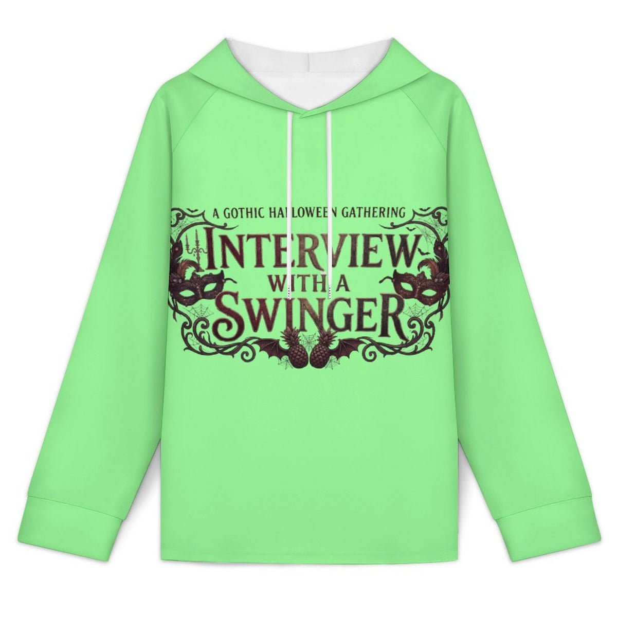 Interview With a Swinger Raglan Sleeve Hoodie