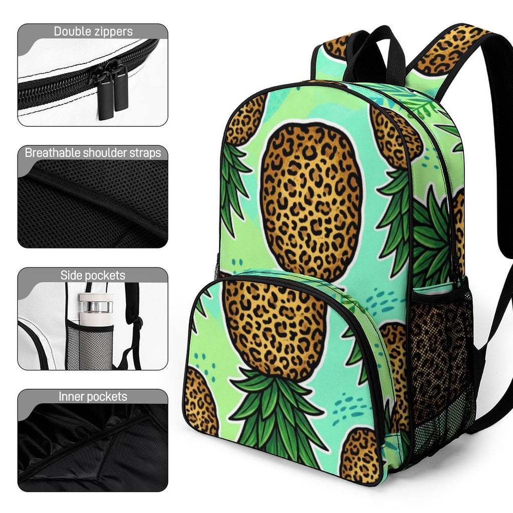 Upside Down Pineapple Large Capacity Backpack