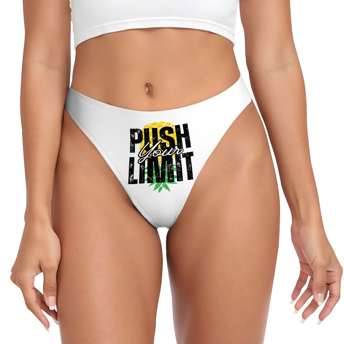 Push Yourself Thongs for Women