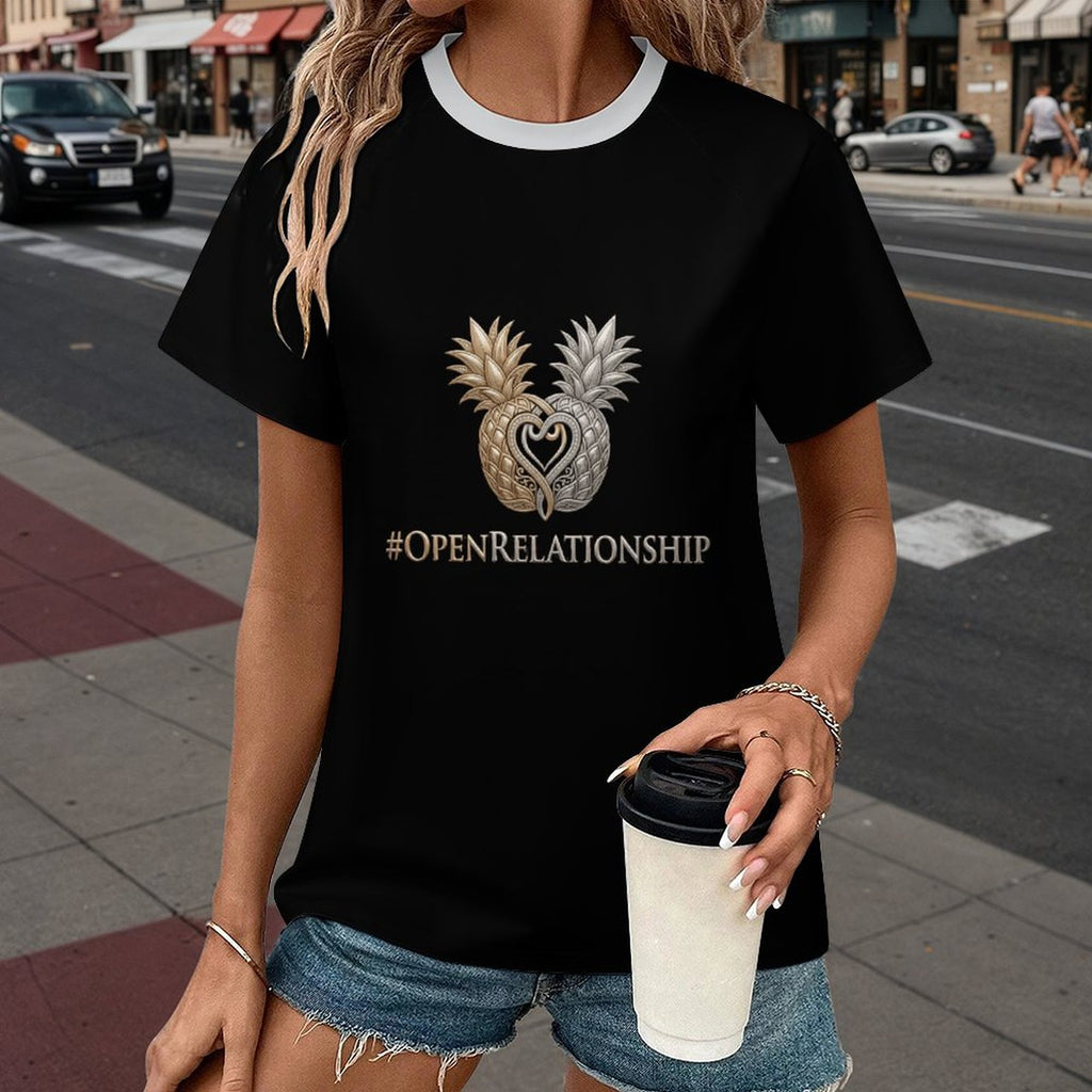 #OPENRELATIONSHIP Women's Raglan T-shirt