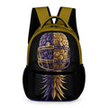 Football Inspired Purple & Gold Backpack for Children