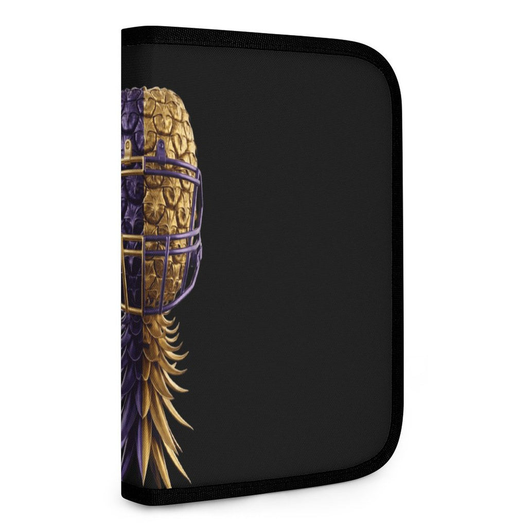 Football Inspired Purple & Gold Tool Storage Pouch