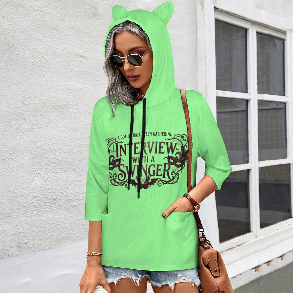Interview With a Swinger Hooded Pullover
