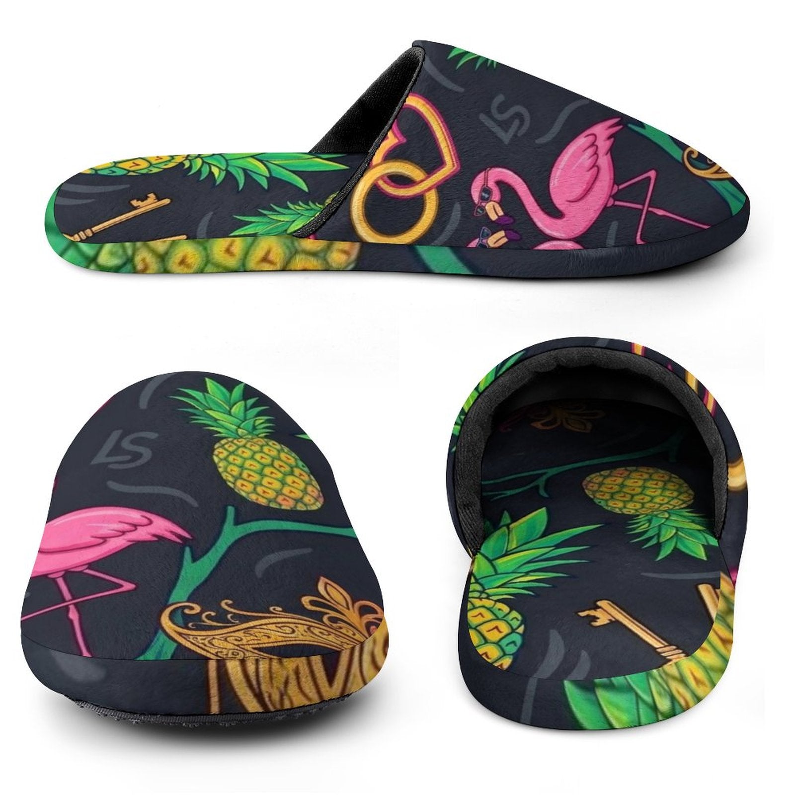 Swinger Lifestyle Flannel Men's Cotton Slippers