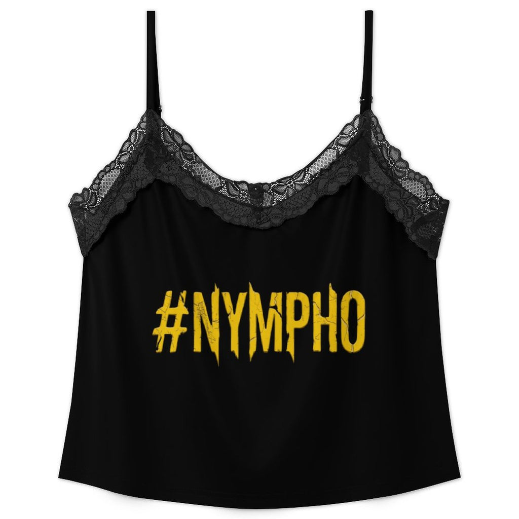 #NYMPHO Lace Trim Pajama Set