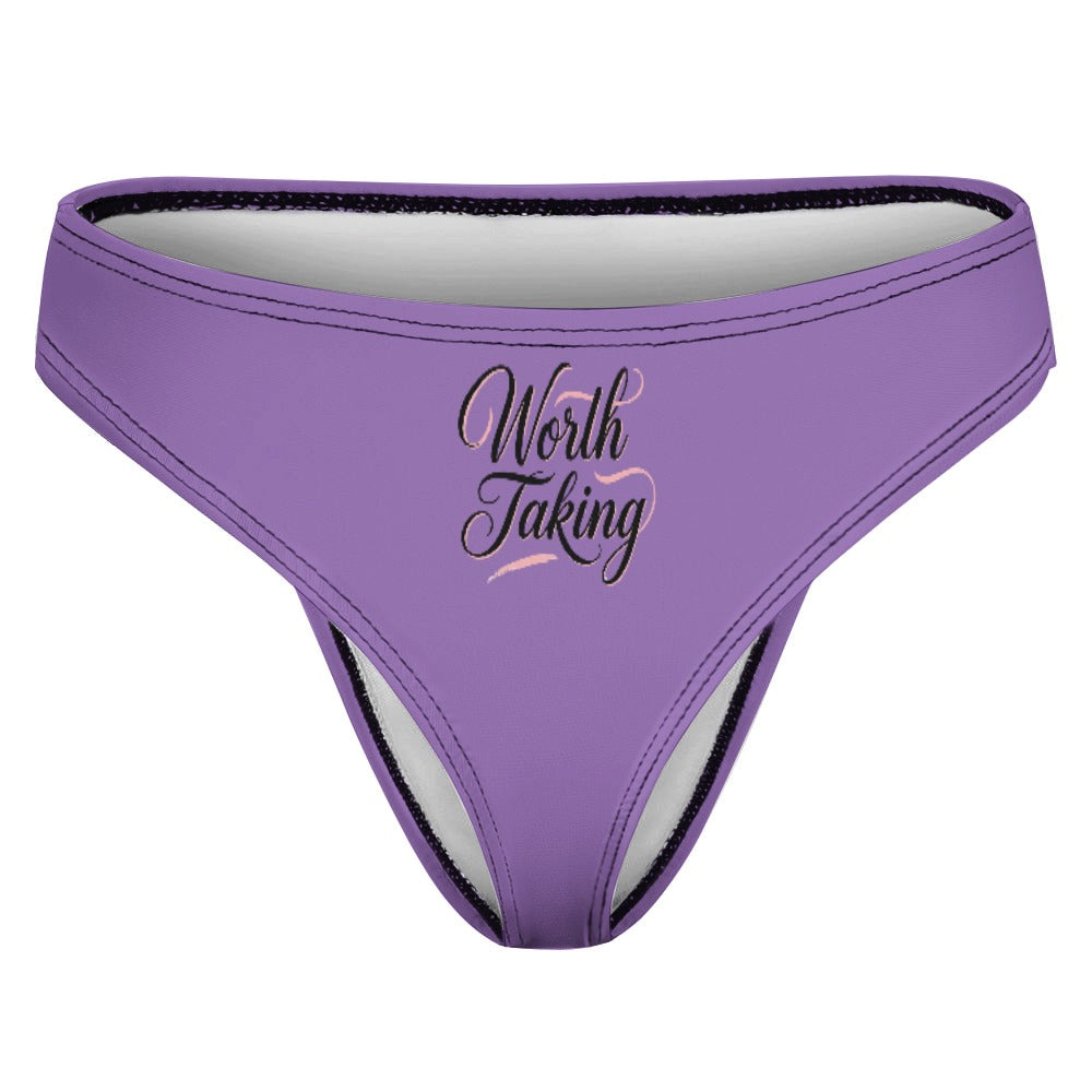 "Take These Off" Women's Sexy Thong | Soft Polyester Spandex Lingerie