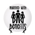 Married With Benefits Decorative Plate