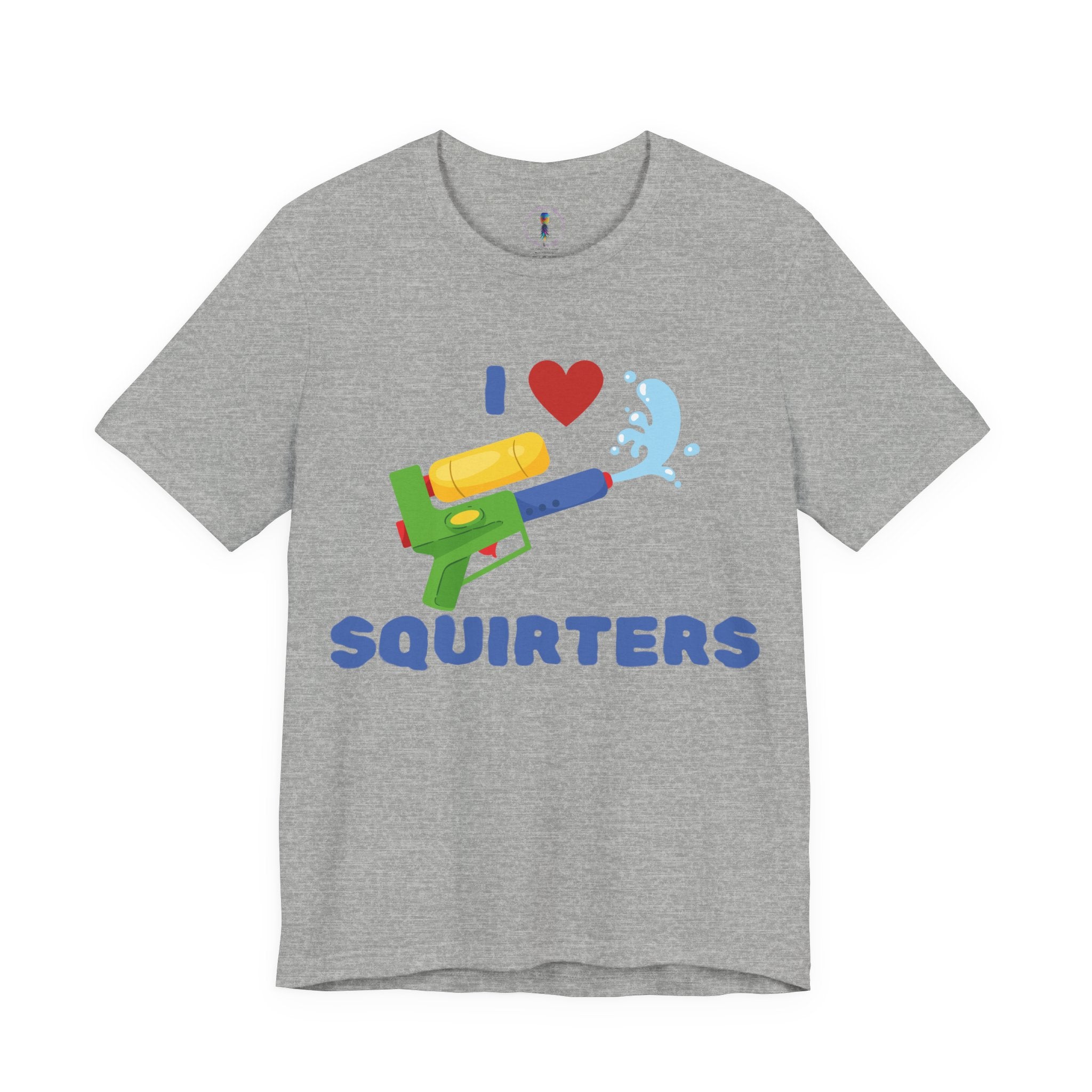 I Love Squirt Guns Unisex Jersey Tee - Fun Summer Shirt for Water Play Lovers
