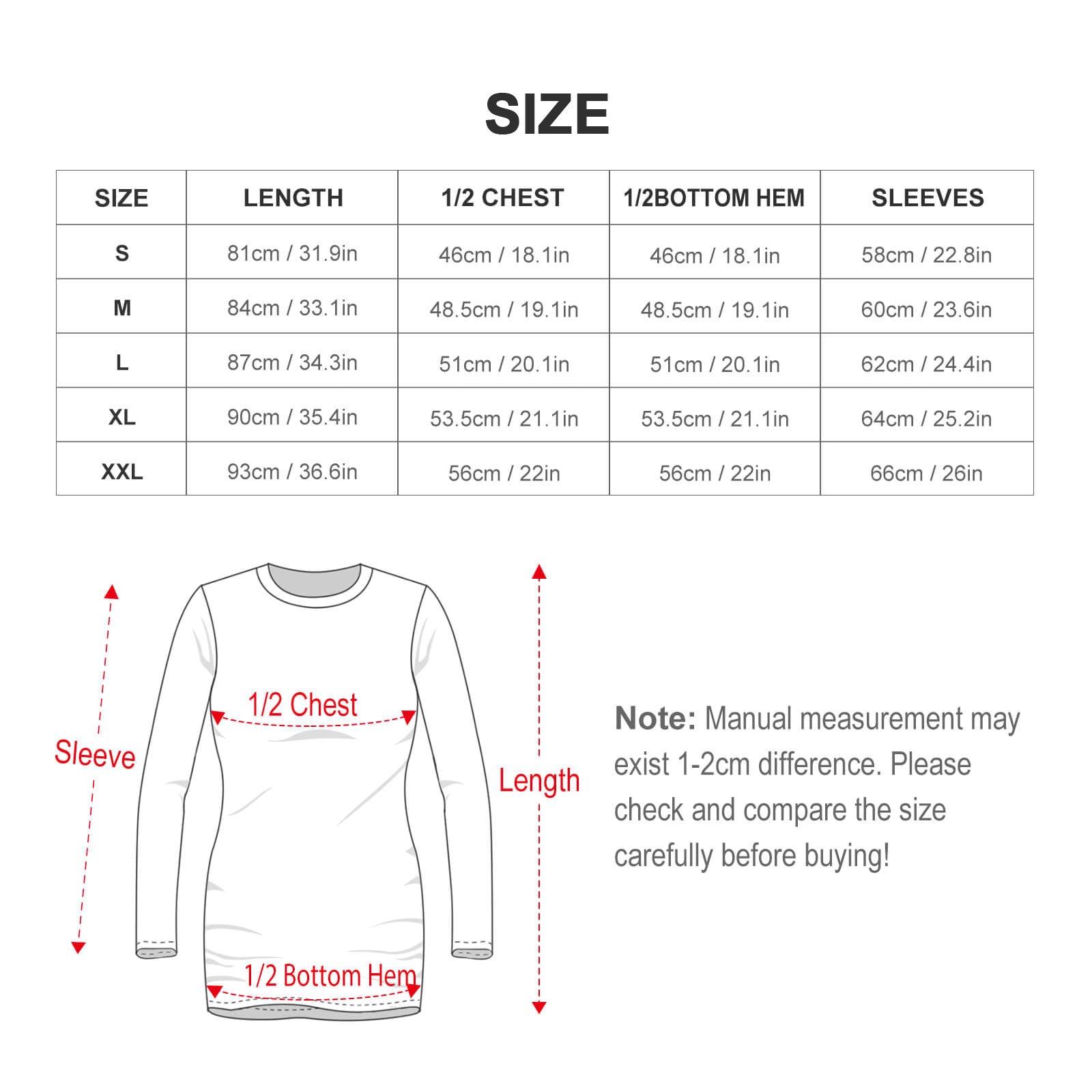 Long Sleeve Dress(All-Over Printing)