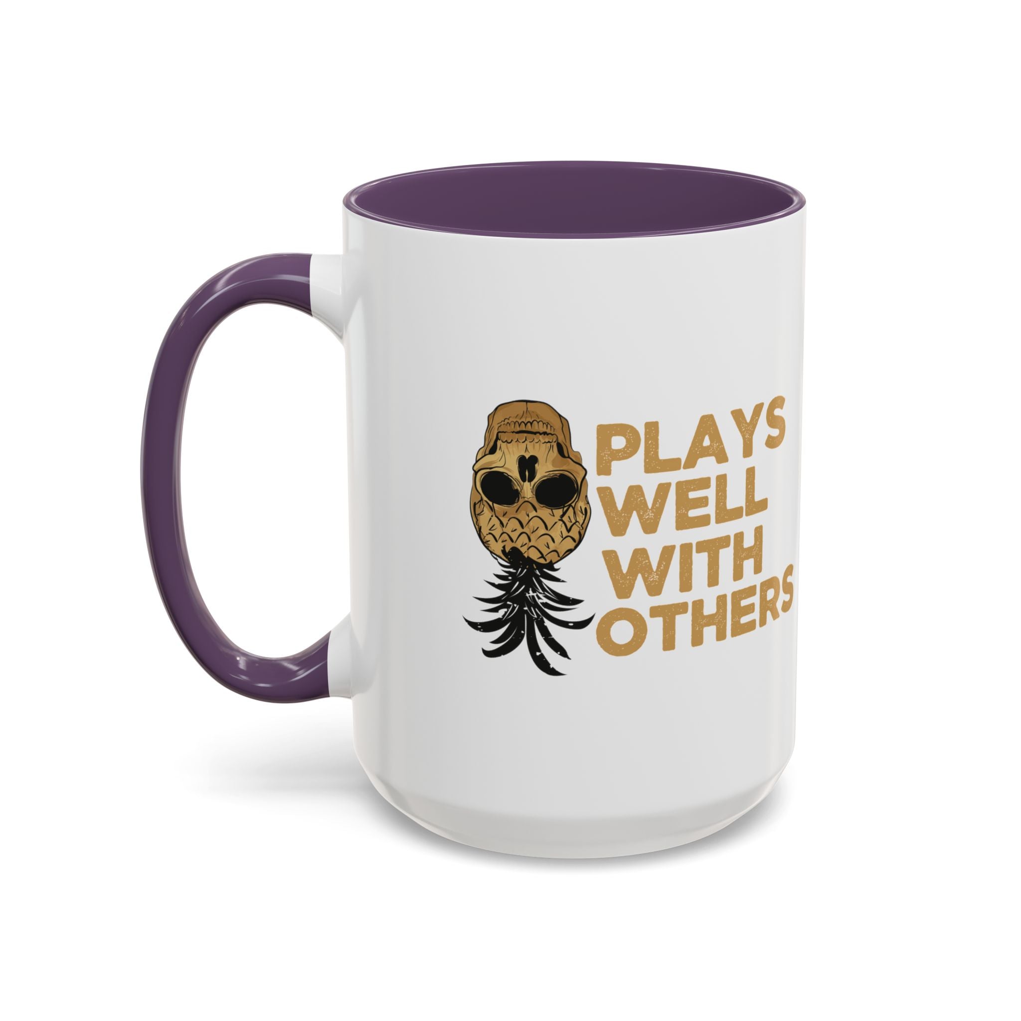 Playful Owl Accent Coffee Mug - 11 & 15oz - Perfect Gift for Nature Lovers