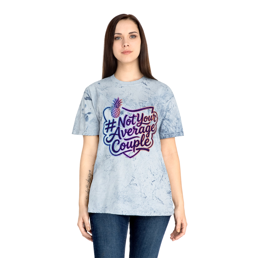 #NotYourAverageCouple T-Shirt – Retro Tropical Pineapple Graphic Tee