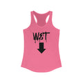 Women's Racerback Tank Top - 'Wet' Design, Summer Essentials, Casual Wear, Workout Gear, Gift for Her