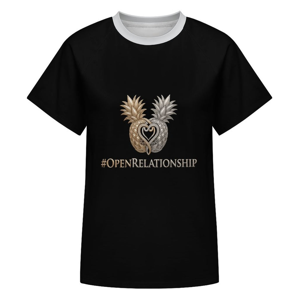 #OPENRELATIONSHIP Women's Raglan T-shirt